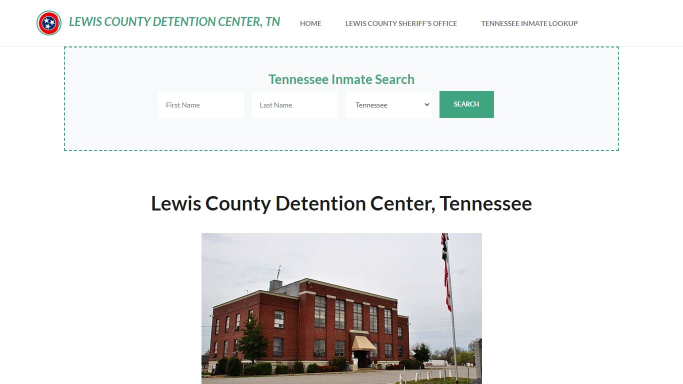 Lewis County Detention Center, TN Inmate Roster, Offender Search