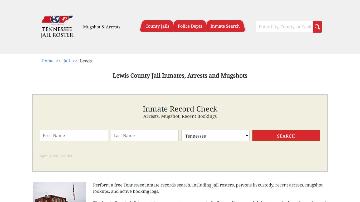 Lewis County Jail Inmates, Arrests and Mugshots - Jail Roster Search