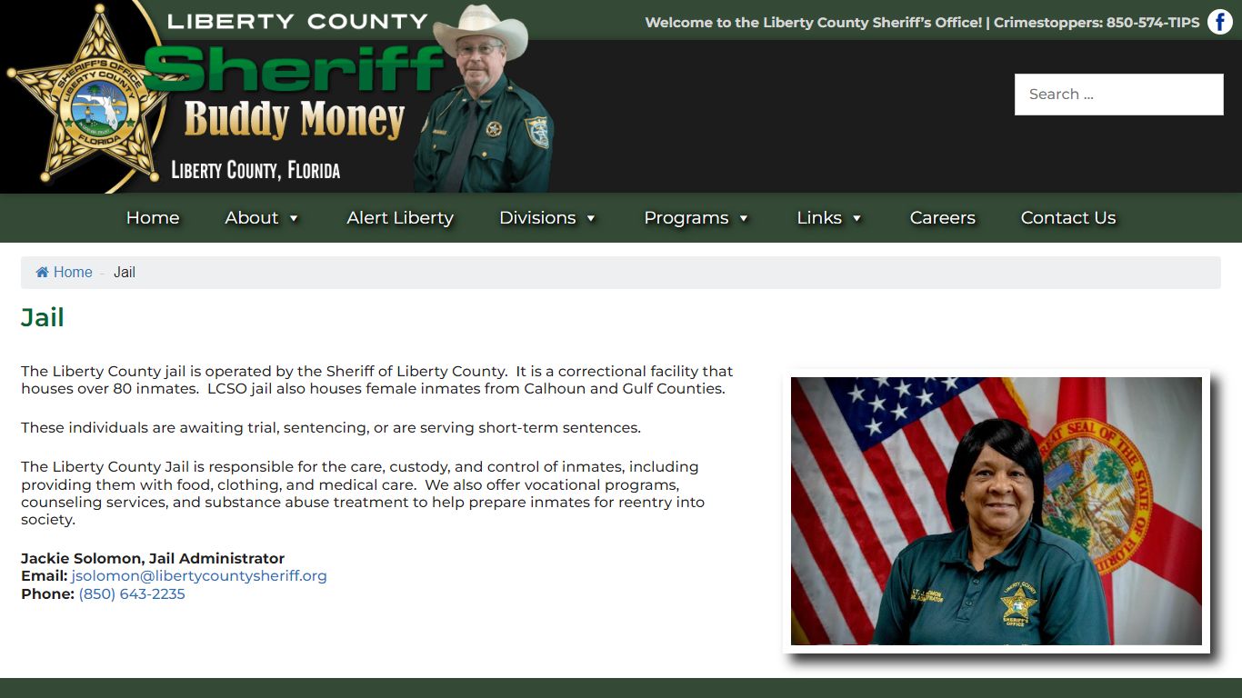 Jail – Liberty County Sheriff