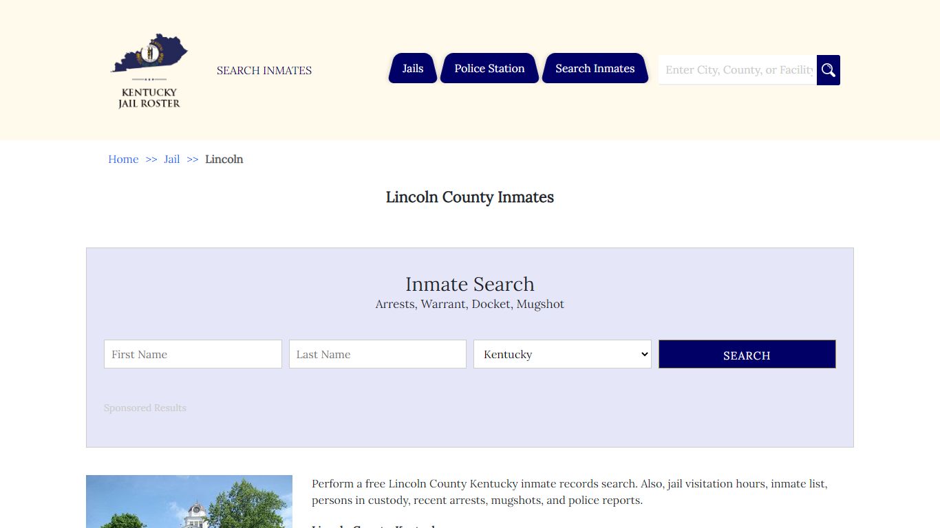 Lincoln County Inmates | Jail Roster Search
