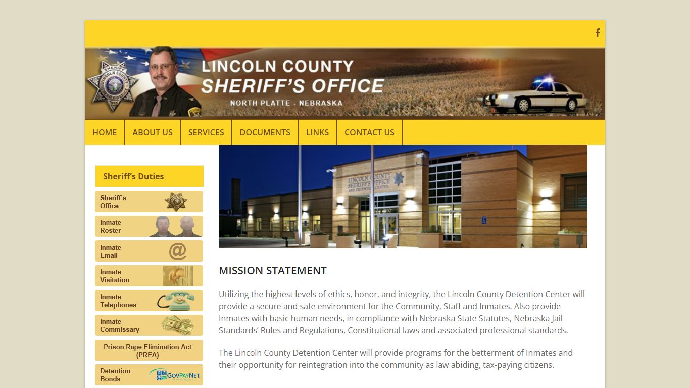 Detention Center | Lincoln County Sheriff