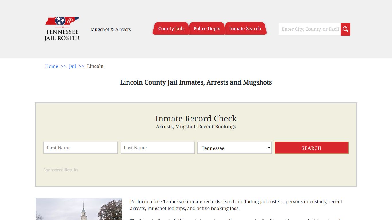 Lincoln County Jail Inmates, Arrests and Mugshots