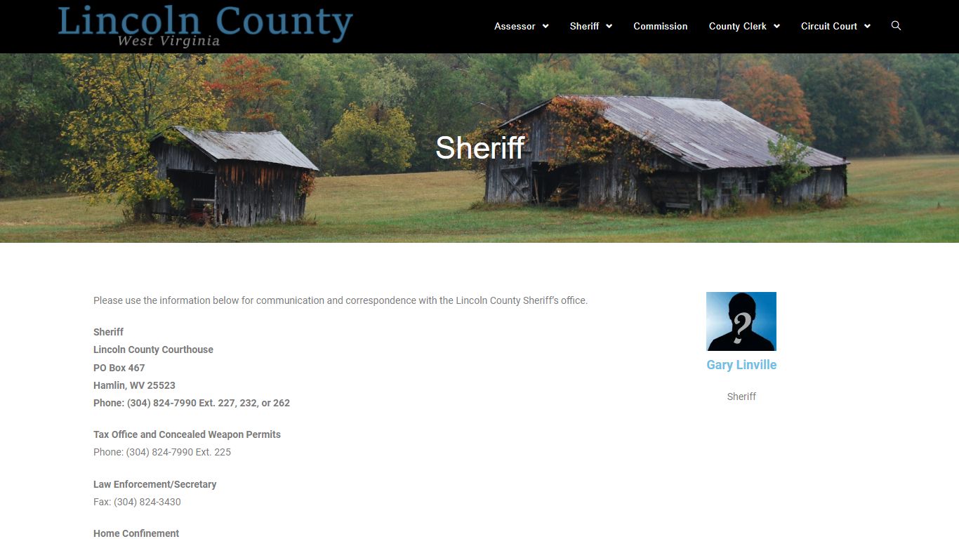 Sheriff – Lincoln County West Virginia
