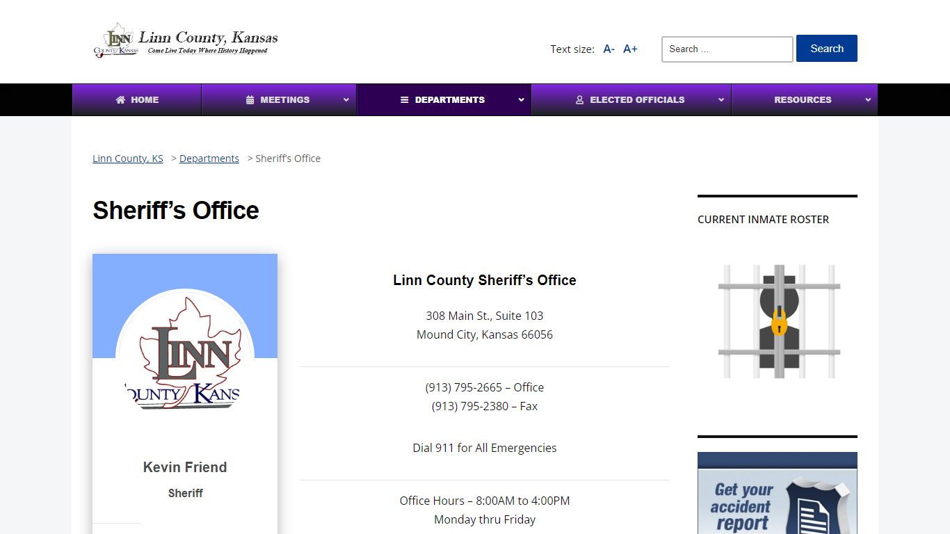 Sheriff’s Office - Linn County, KS