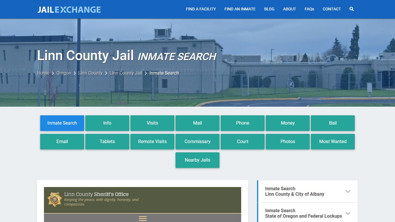 Linn County Jail Inmate Search - Jail Exchange