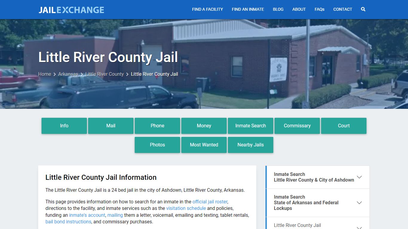 Little River County Jail, AR Inmate Search, Information