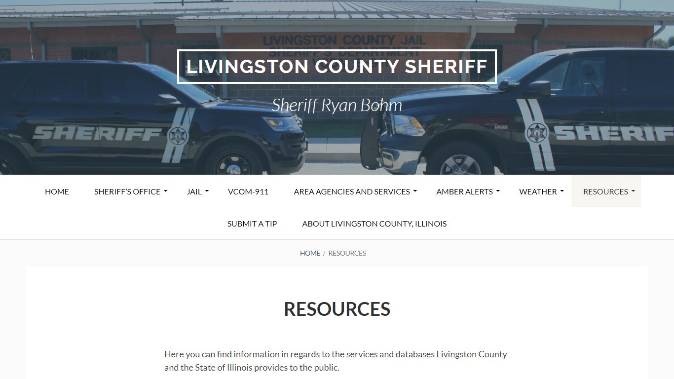 Resources – Livingston County Sheriff