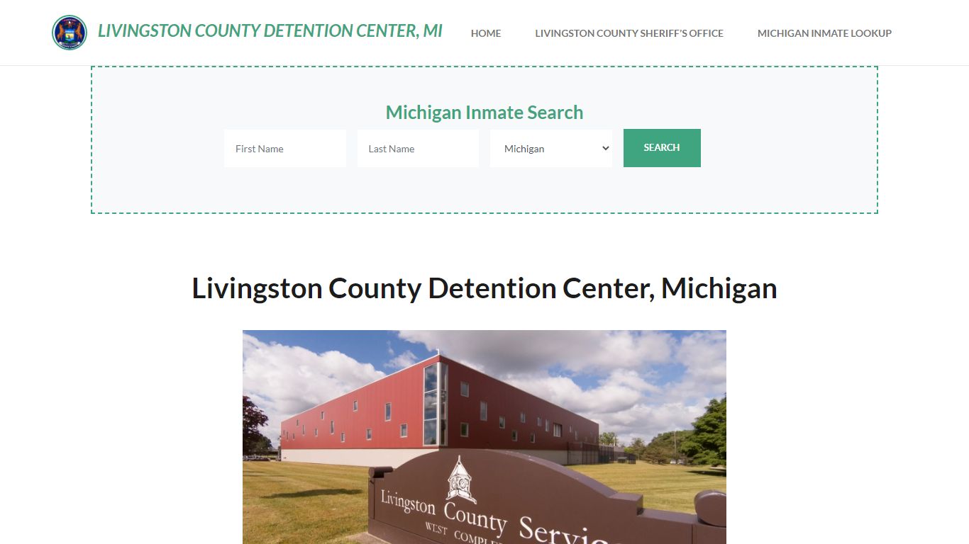 Livingston County Detention Center, MI Inmate Roster, Offender Search