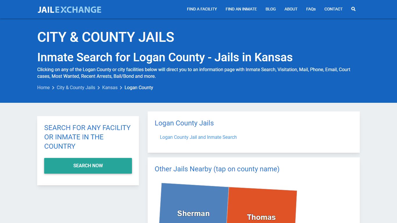 Inmate Search for Logan County | Jails in Kansas - Jail Exchange
