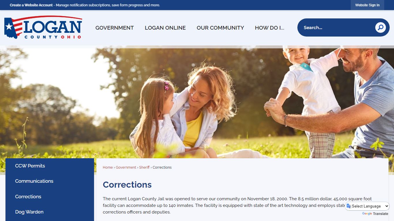 Corrections | Logan County, OH - Official Website