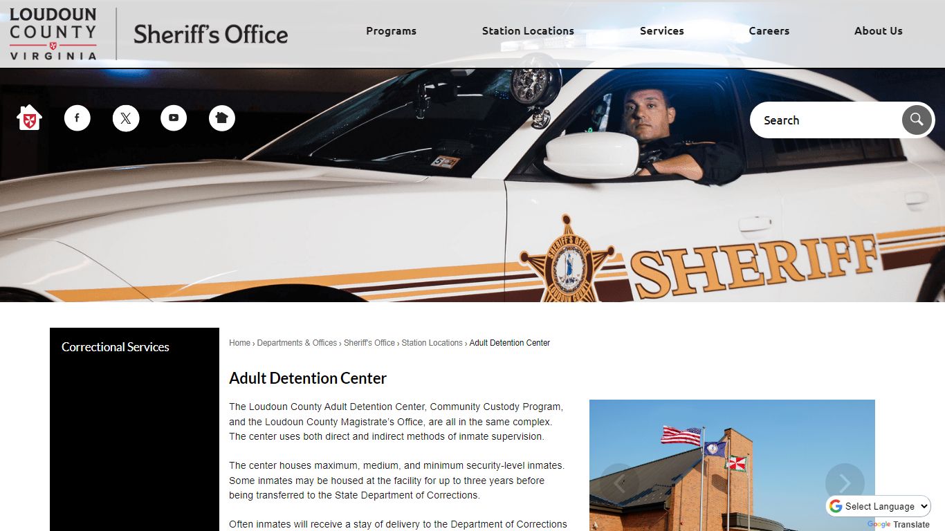 Adult Detention Center | Loudoun County, VA - Official Website