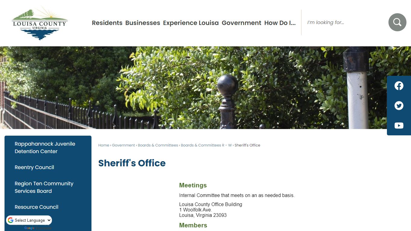 Sheriff's Office | Louisa County, VA