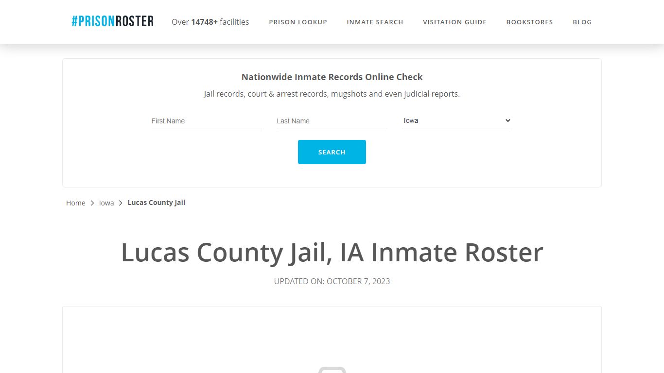 Lucas County Jail, IA Inmate Roster - Prisonroster