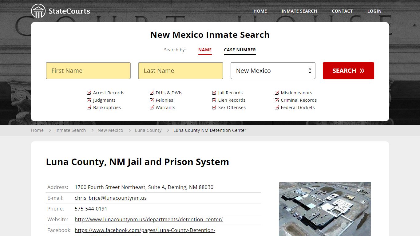 Luna County NM Detention Center Inmate Records Search, New Mexico ...