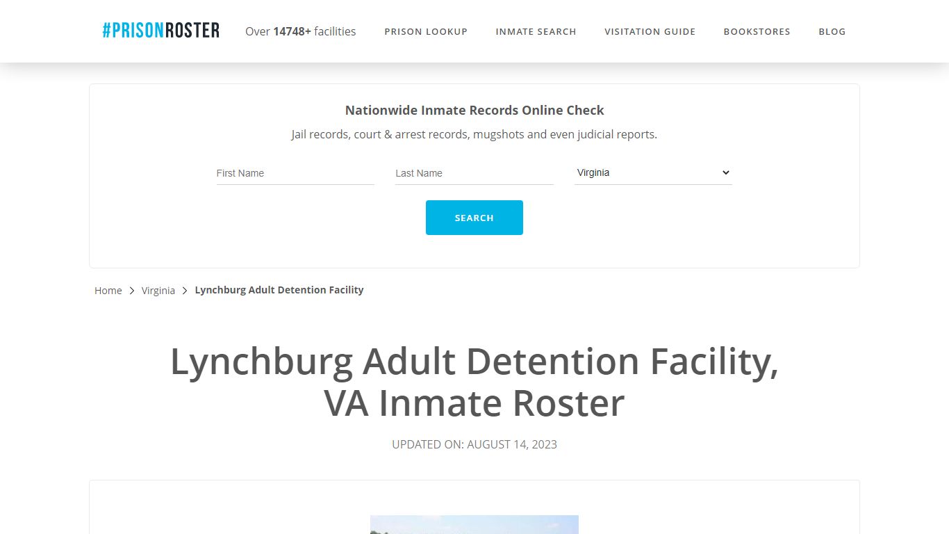 Lynchburg Adult Detention Facility, VA Inmate Roster - Prisonroster
