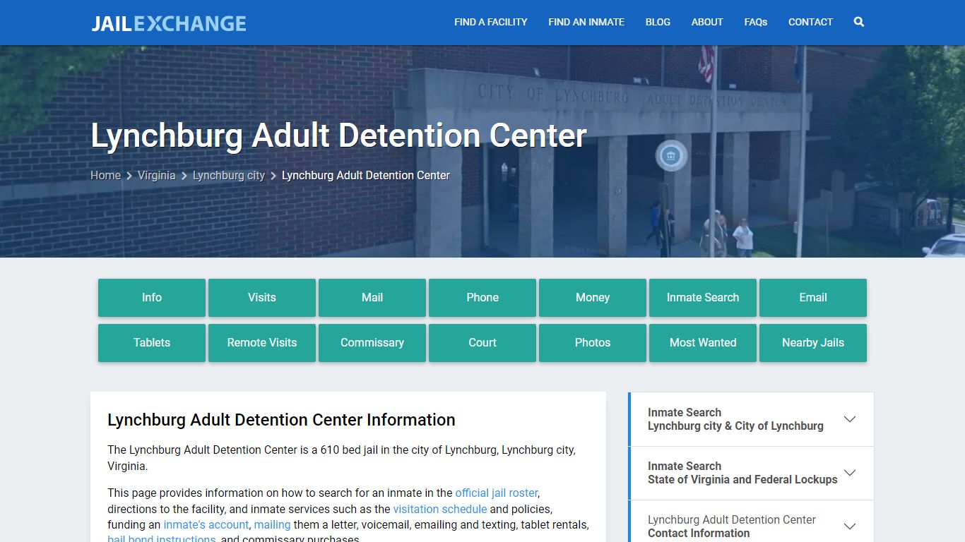 Lynchburg Adult Detention Center - Jail Exchange