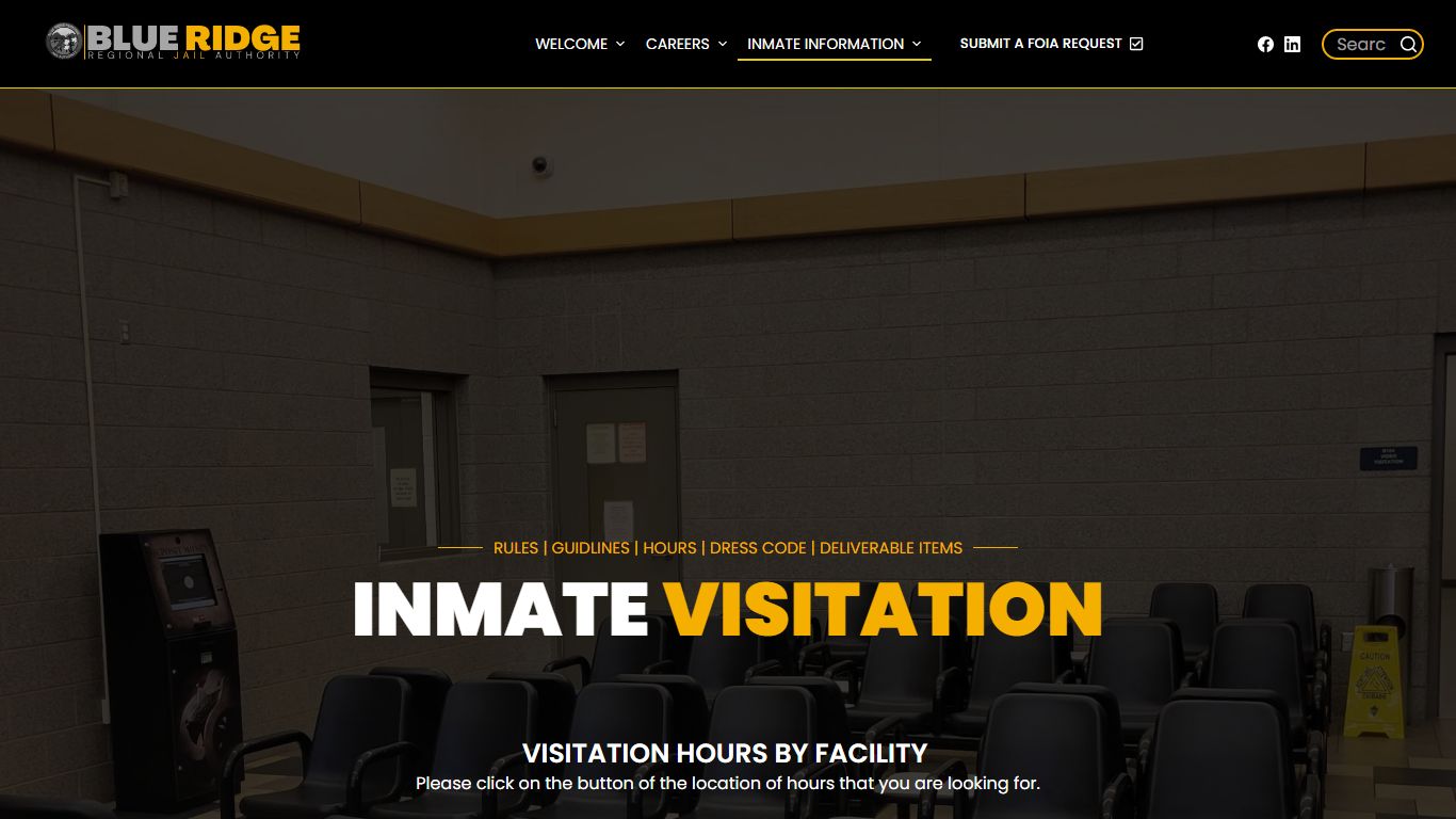 Inmate Visitation – Blue Ridge Regional Jail Authority