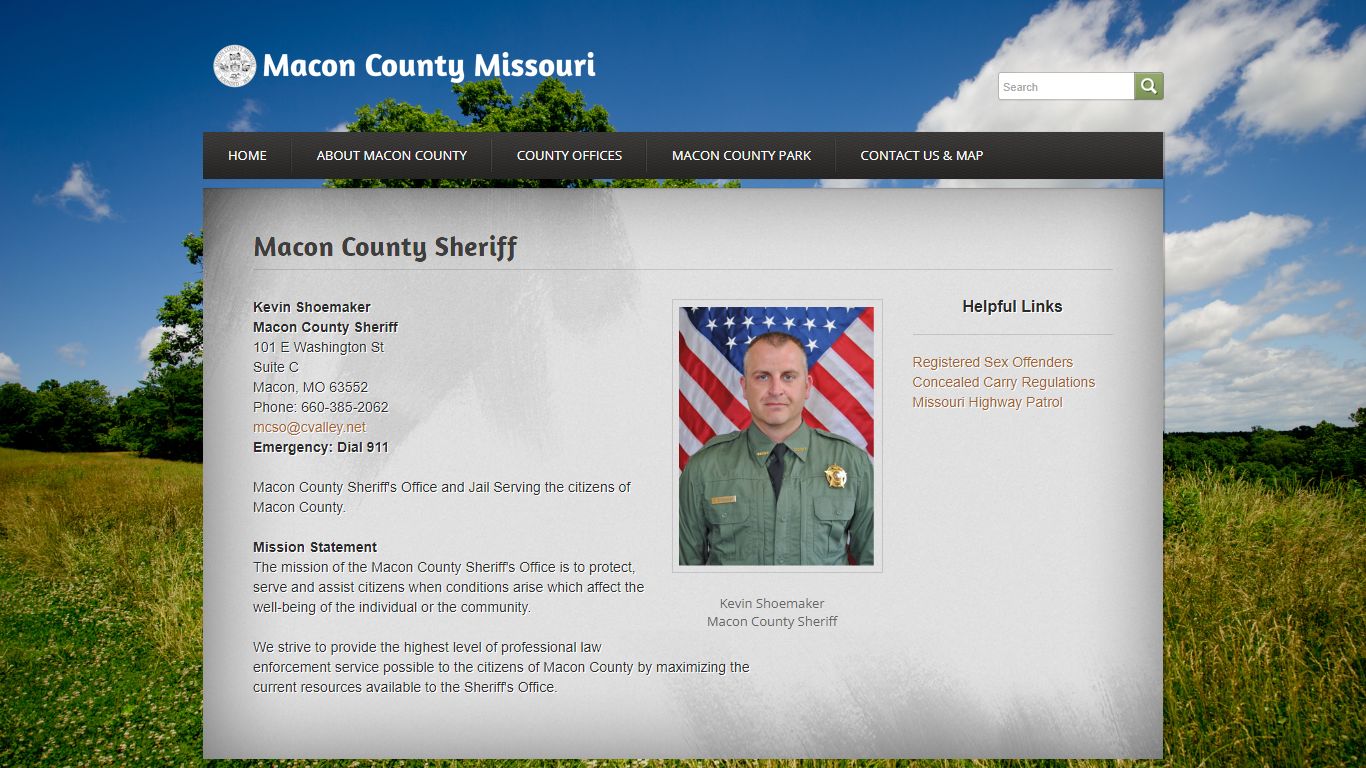 Sheriff's Department - Macon County Missouri