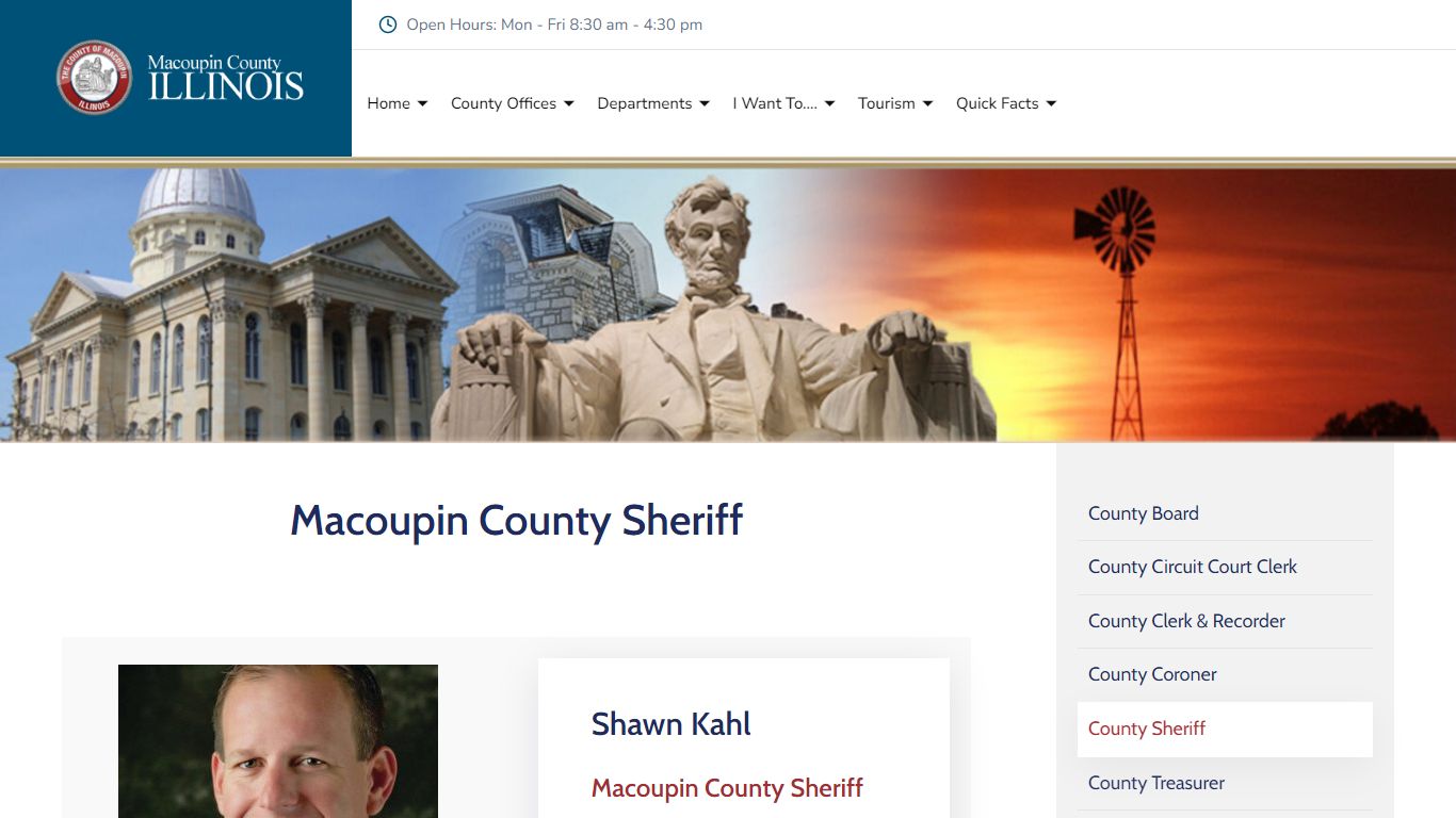 County Sheriff - Macoupin County