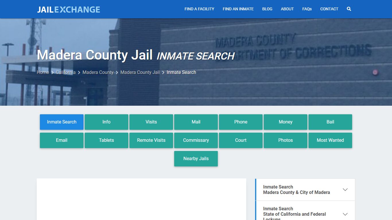 Inmate Search: Roster & Mugshots - Madera County Jail, CA