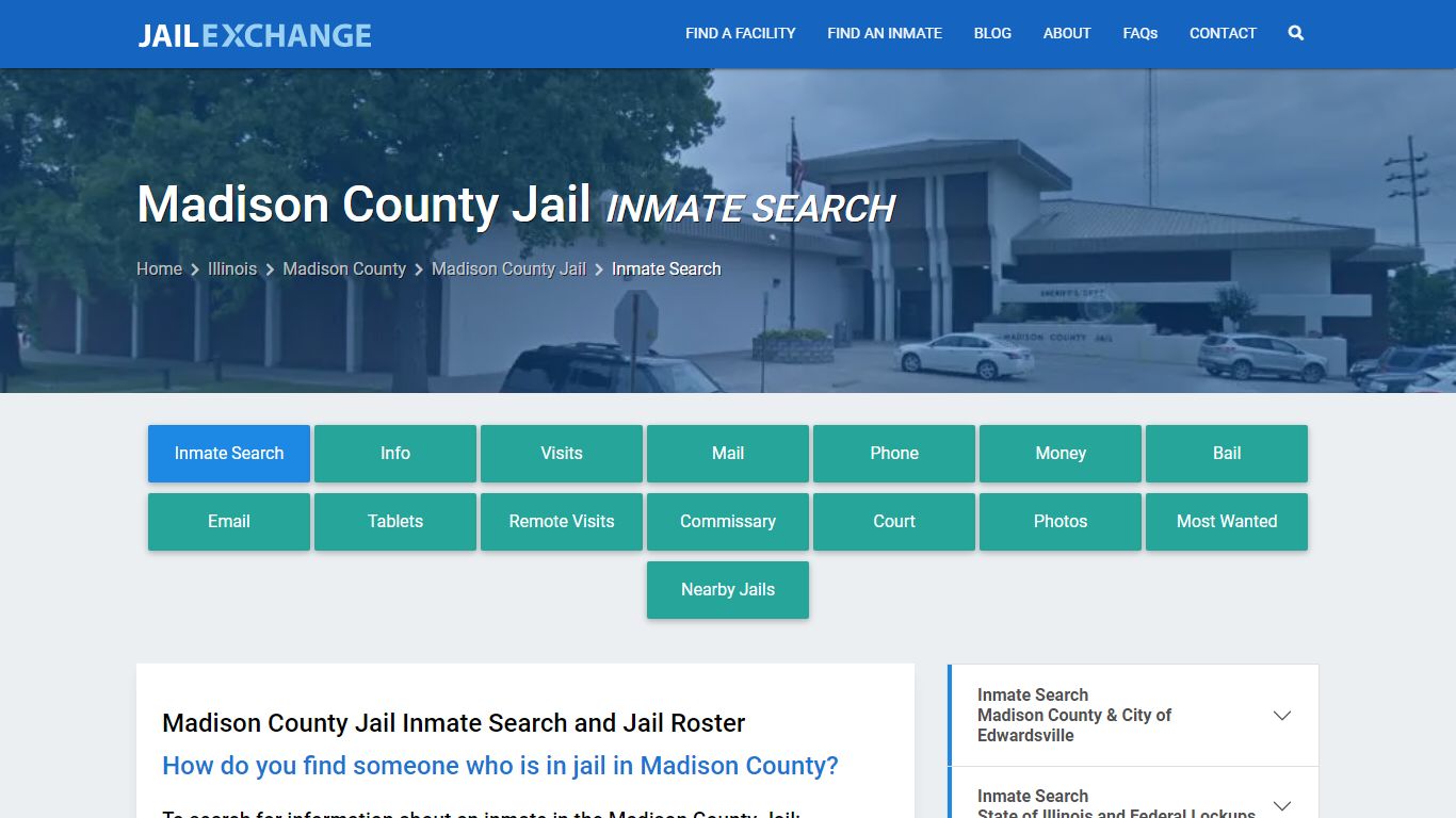 Inmate Search: Roster & Mugshots - Madison County Jail, IL