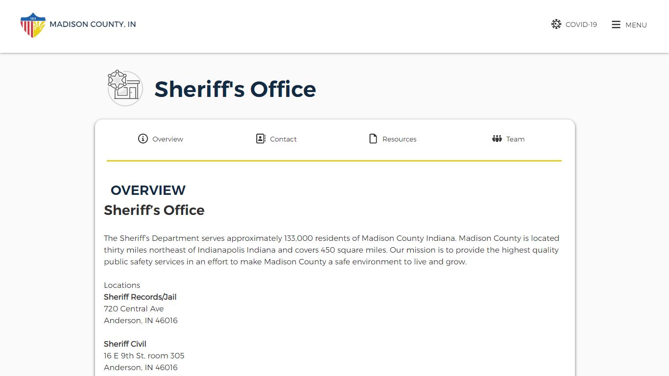 Sheriff's Office - Madison County