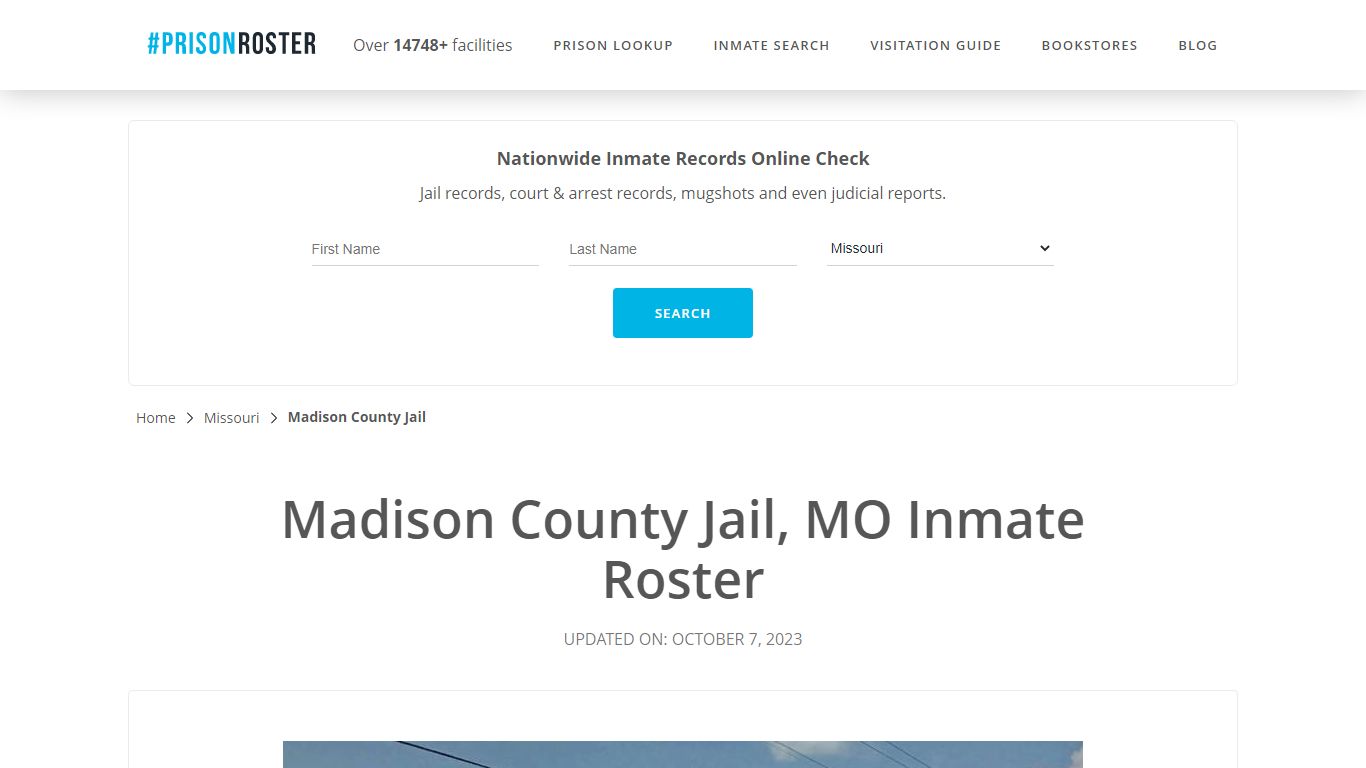Madison County Jail, MO Inmate Roster - Prisonroster