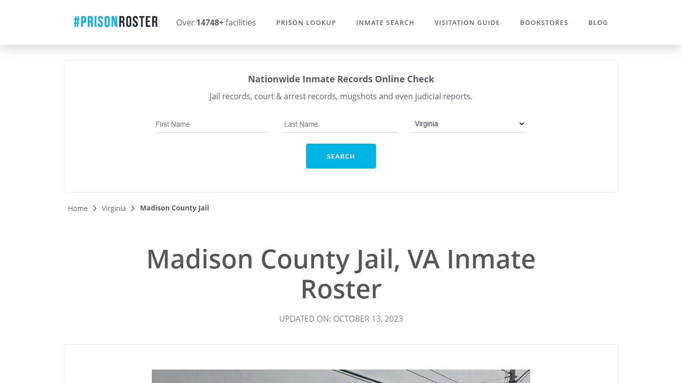 Madison County Jail, VA Inmate Roster - Prisonroster