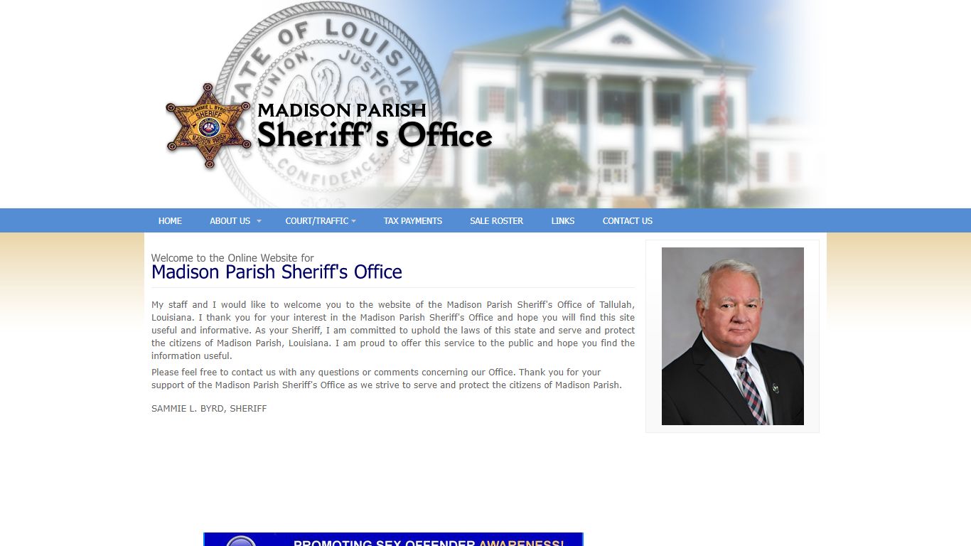 Madison Parish Sheriff Office - Home Page