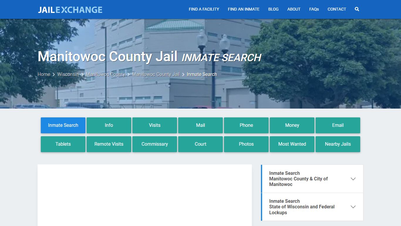 Inmate Search: Roster & Mugshots - Manitowoc County Jail, WI