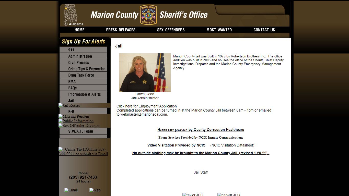 Jail - Marion County Sheriff AL