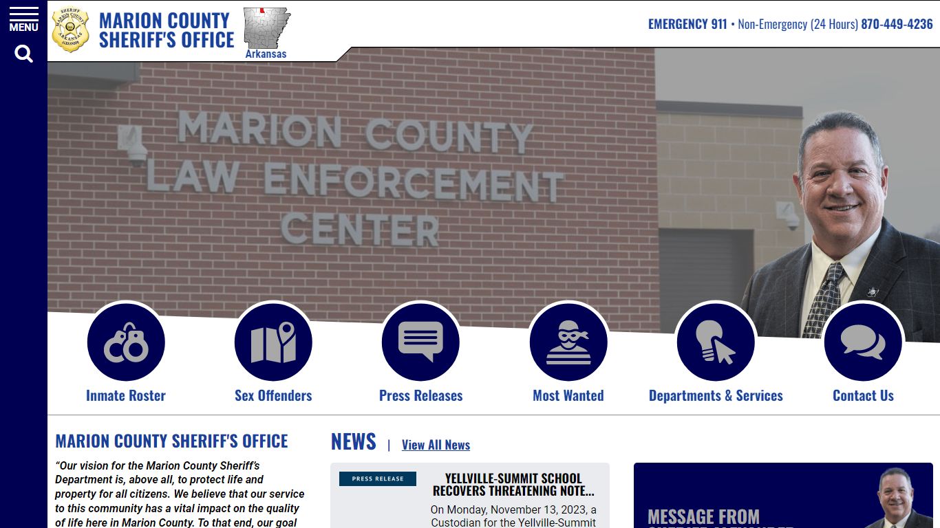 Marion County Sheriff AR