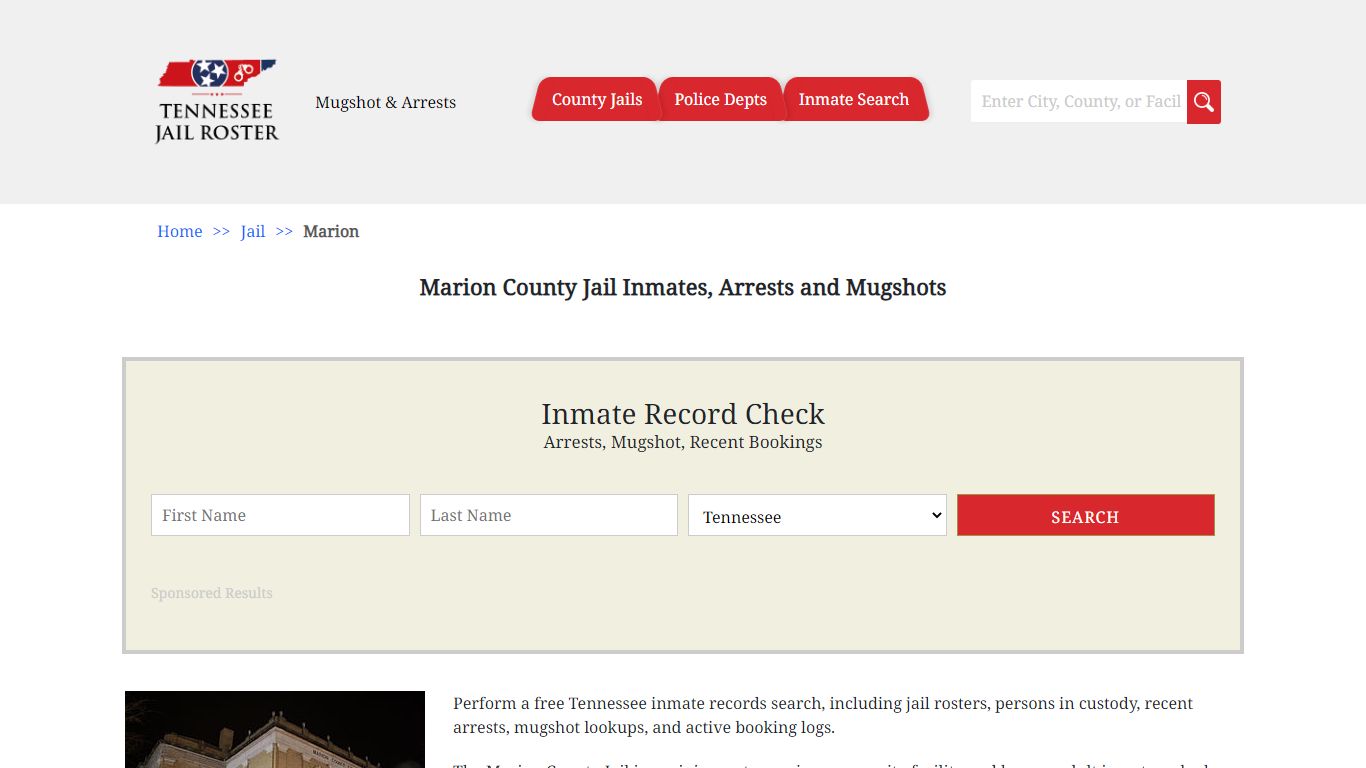 Marion County Jail Inmates, Arrests and Mugshots - Jail Roster Search