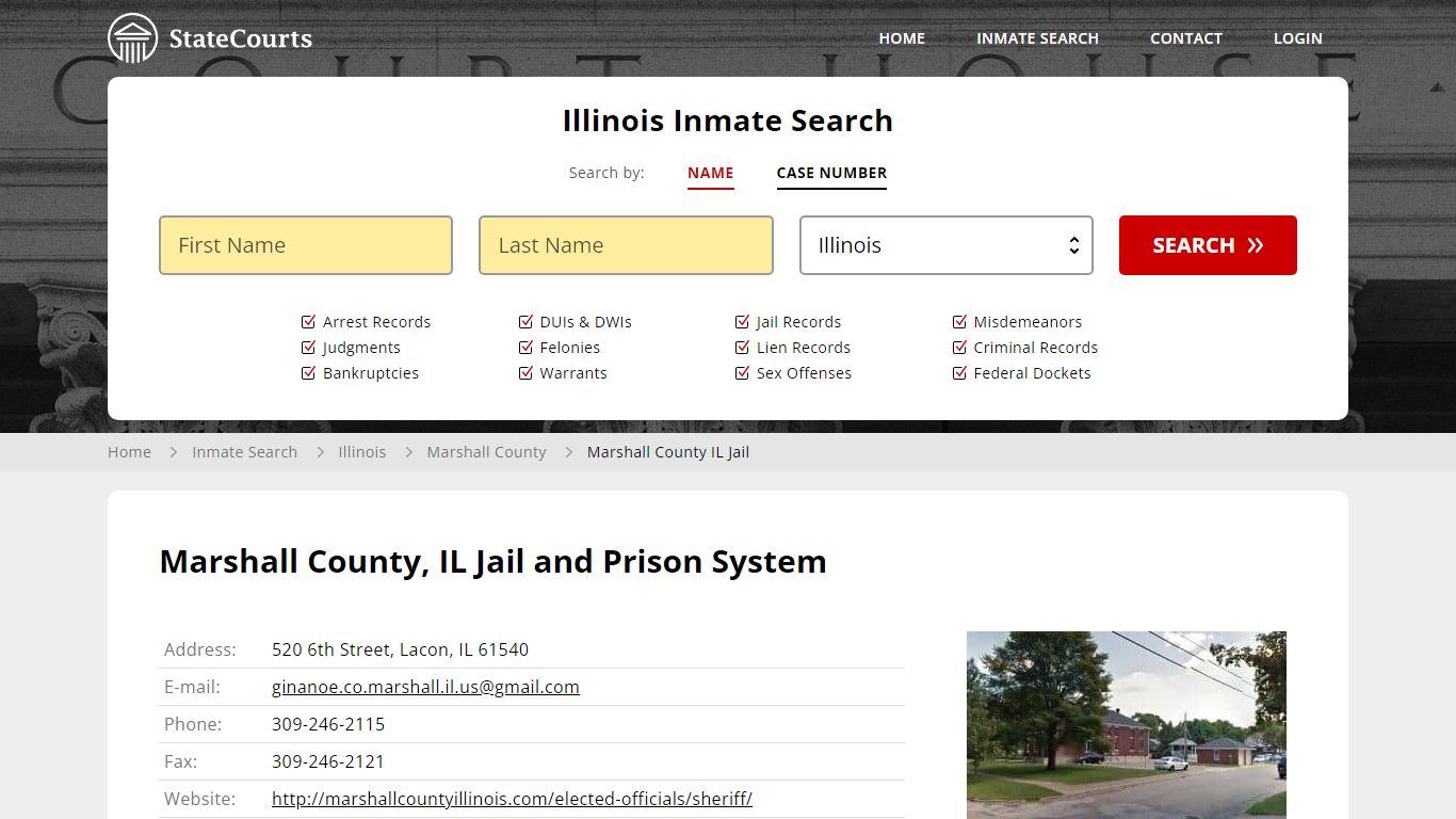 Marshall County IL Jail Inmate Records Search, Illinois - StateCourts