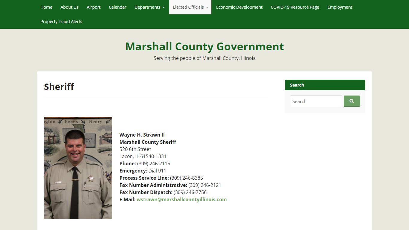 Sheriff | Marshall County Government