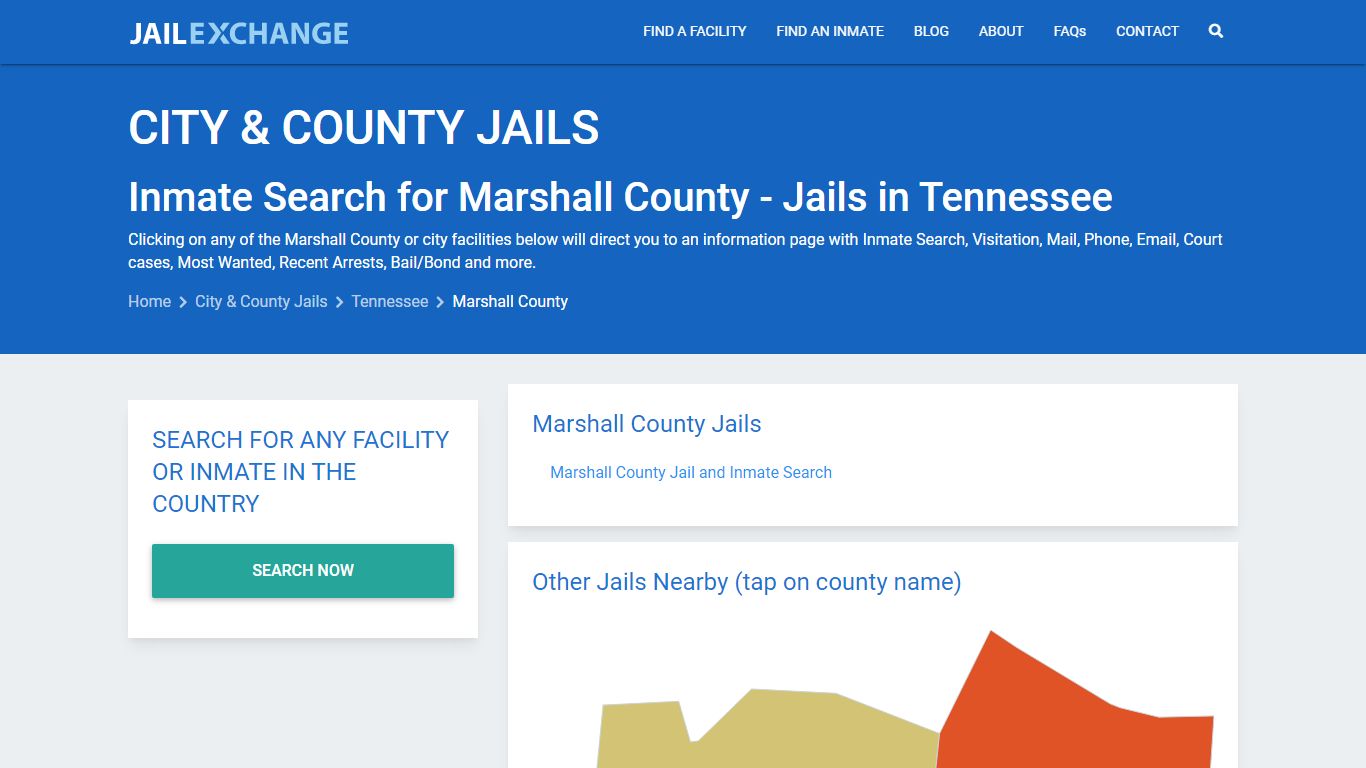 Inmate Search for Marshall County | Jails in Tennessee - Jail Exchange
