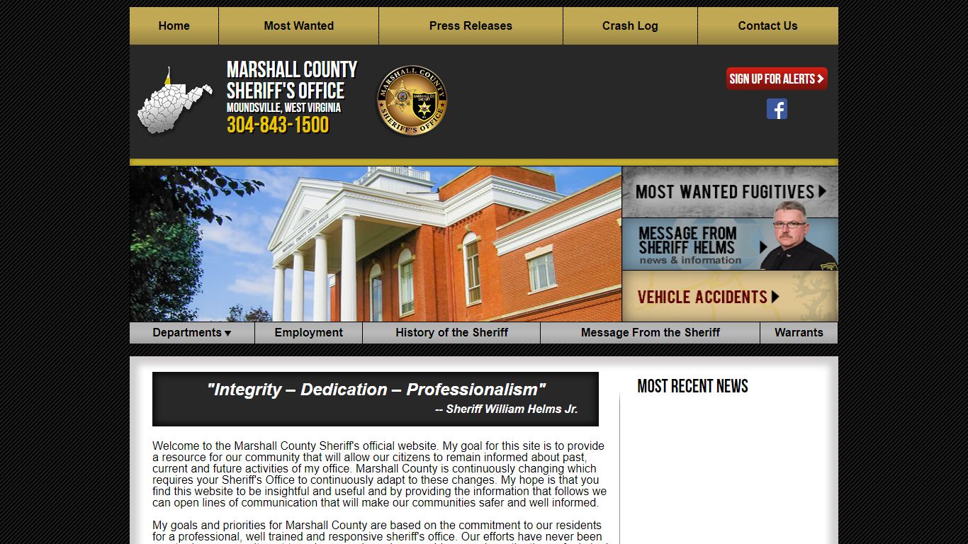Marshall County Sheriff, WV