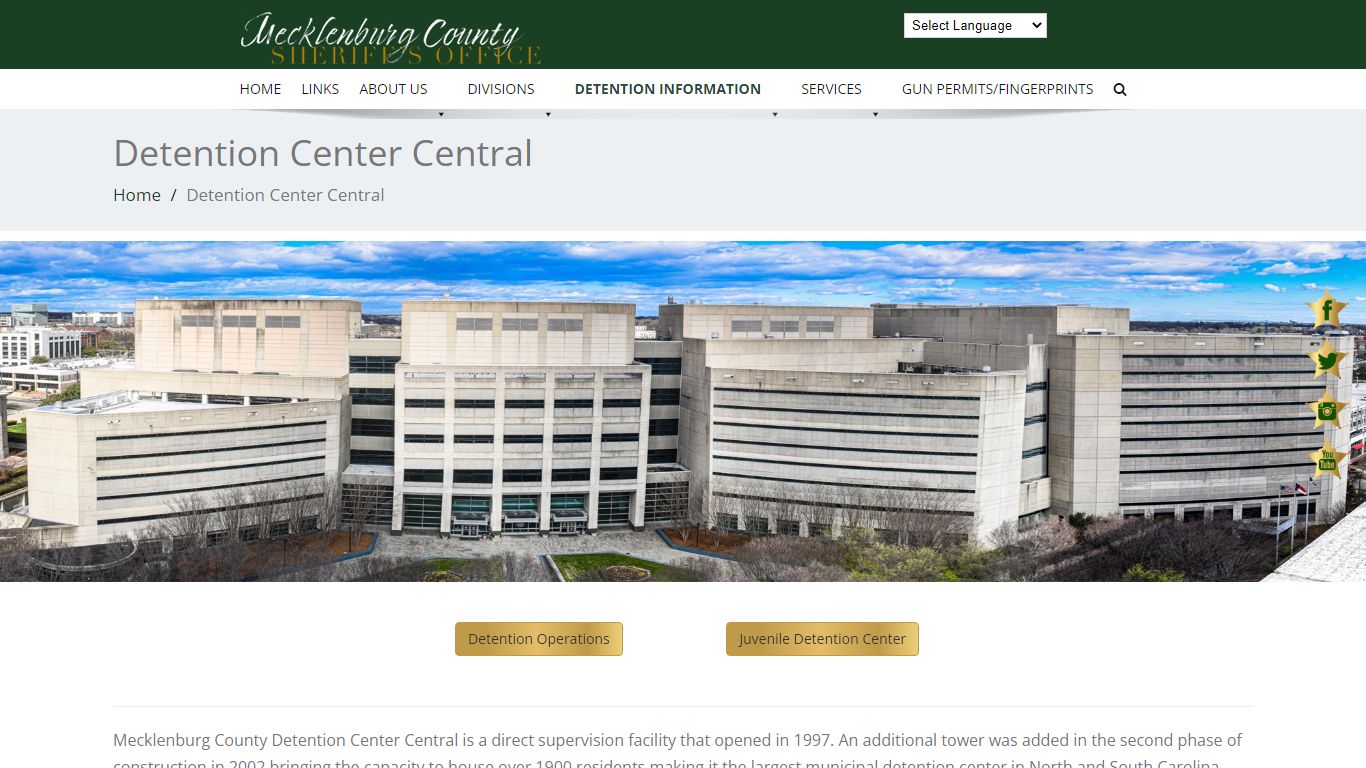 Detention Center Central