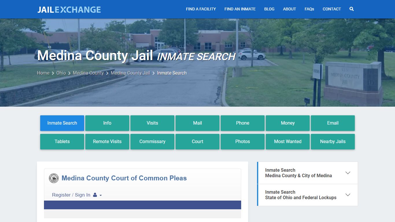Medina County Jail Inmate Search - Jail Exchange