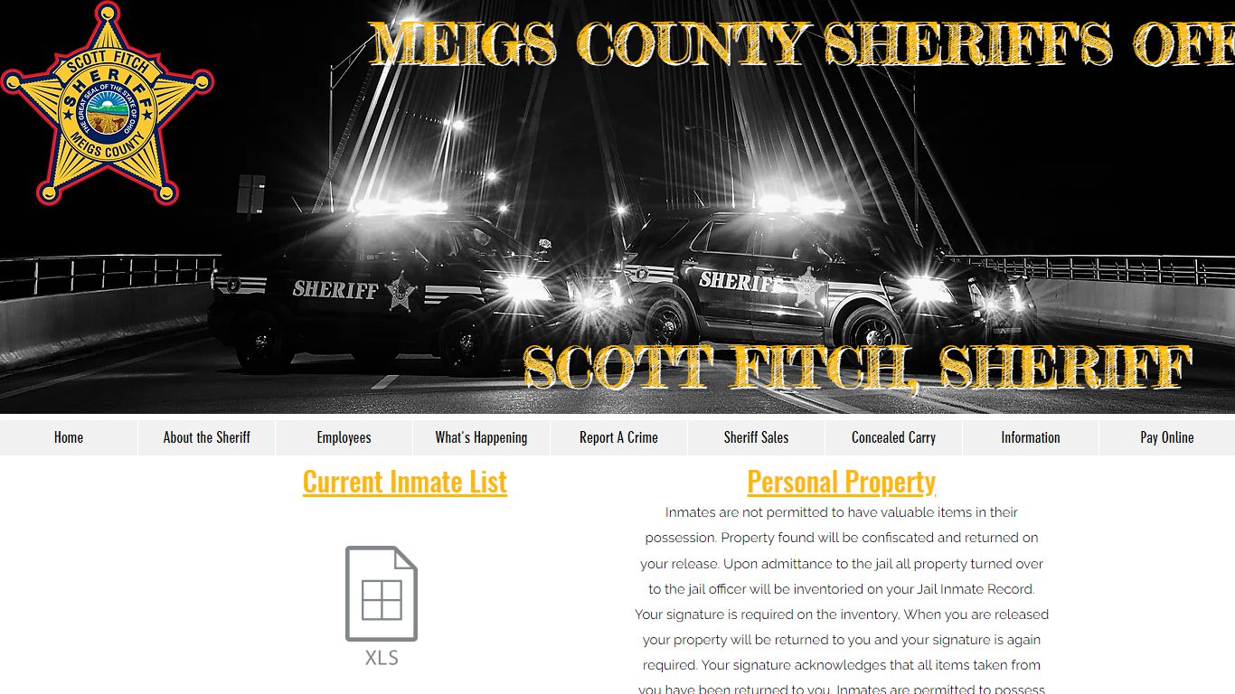 Jail | Meigs County Sheriff
