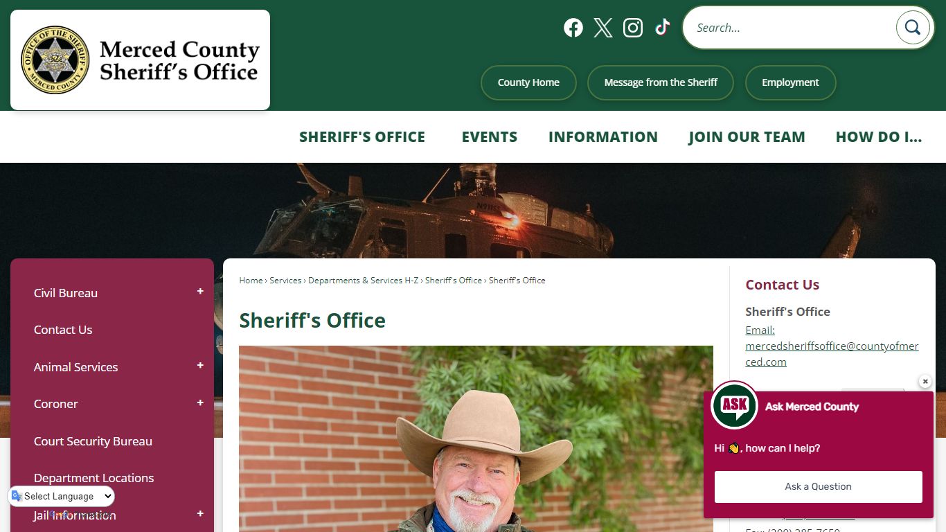 Sheriff's Office | Merced County, CA - Official Website