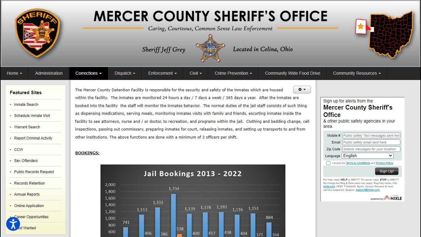 Corrections - Mercer County Sheriff's Office