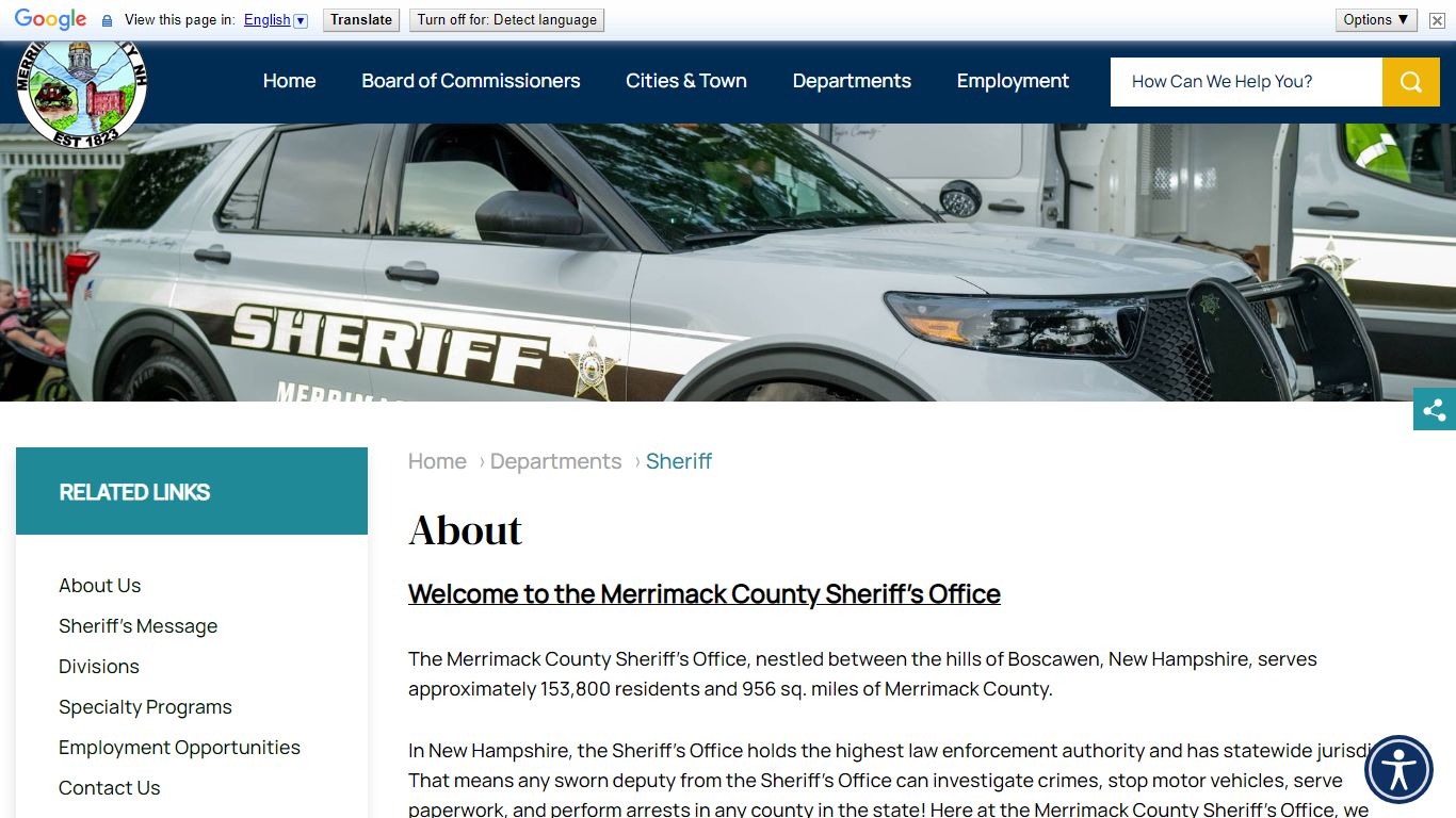 About - Merrimack County