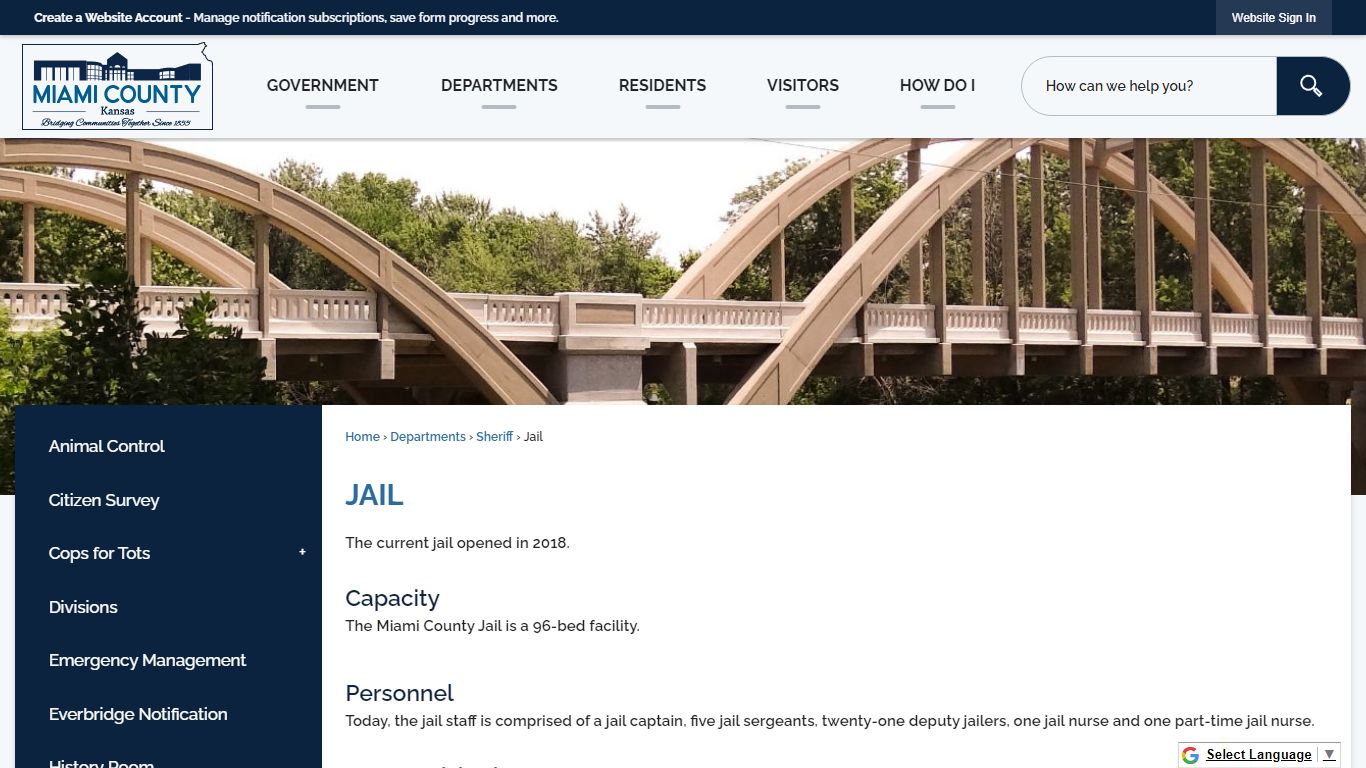 Jail | Miami County, KS - Official Website