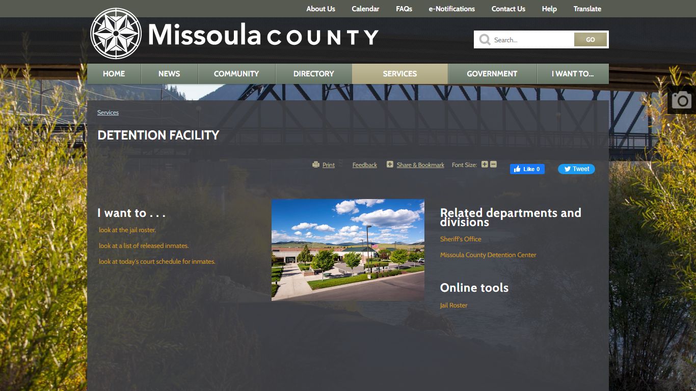 Detention Facility | Missoula County, MT