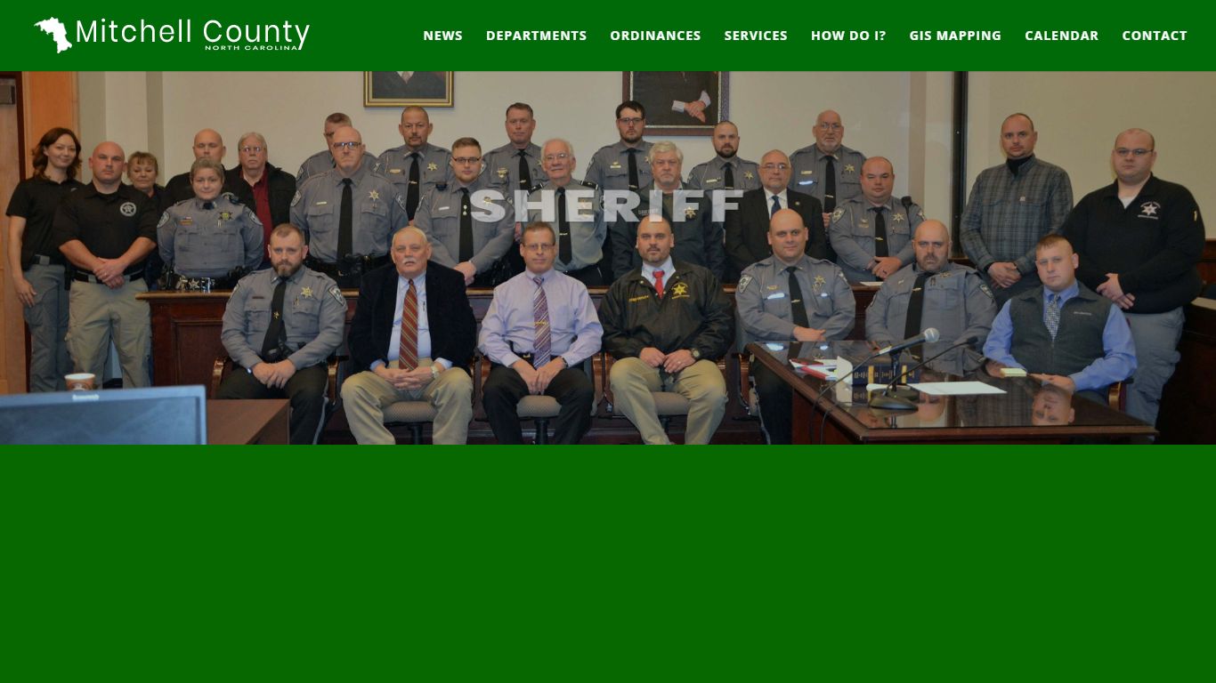 Sheriff - Mitchell County, North Carolina