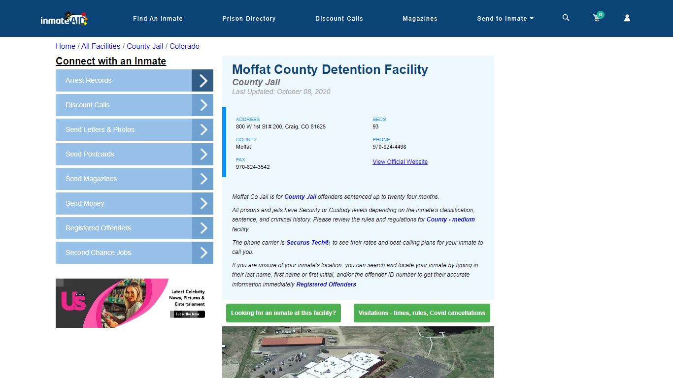 Moffat County Detention Facility - Inmate Locator - Craig, CO