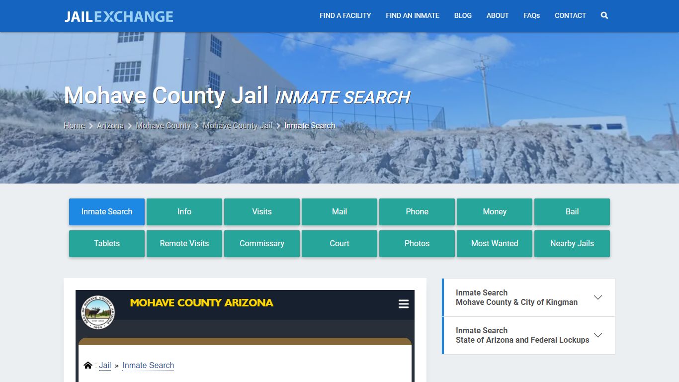Inmate Search: Roster & Mugshots - Mohave County Jail, AZ - Jail Exchange