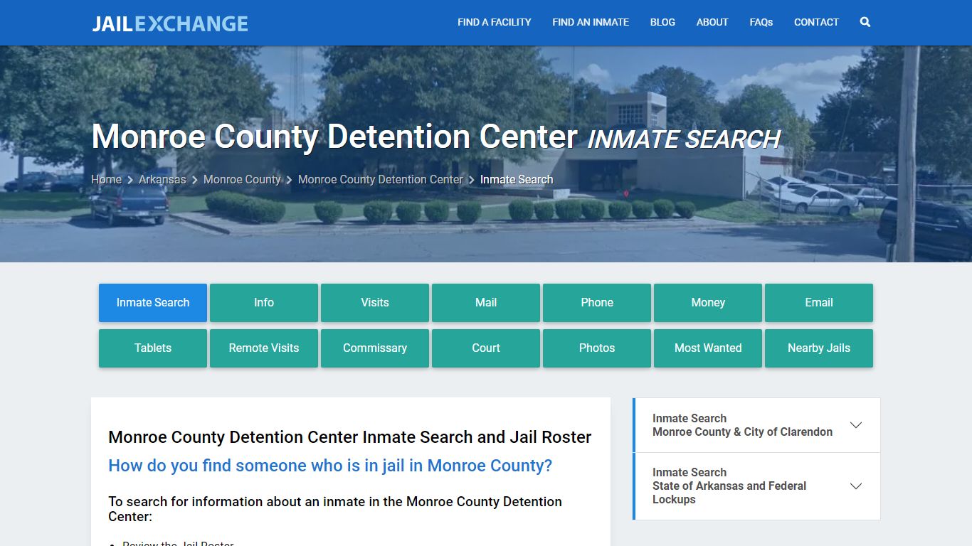 Monroe County Detention Center Inmate Search - Jail Exchange