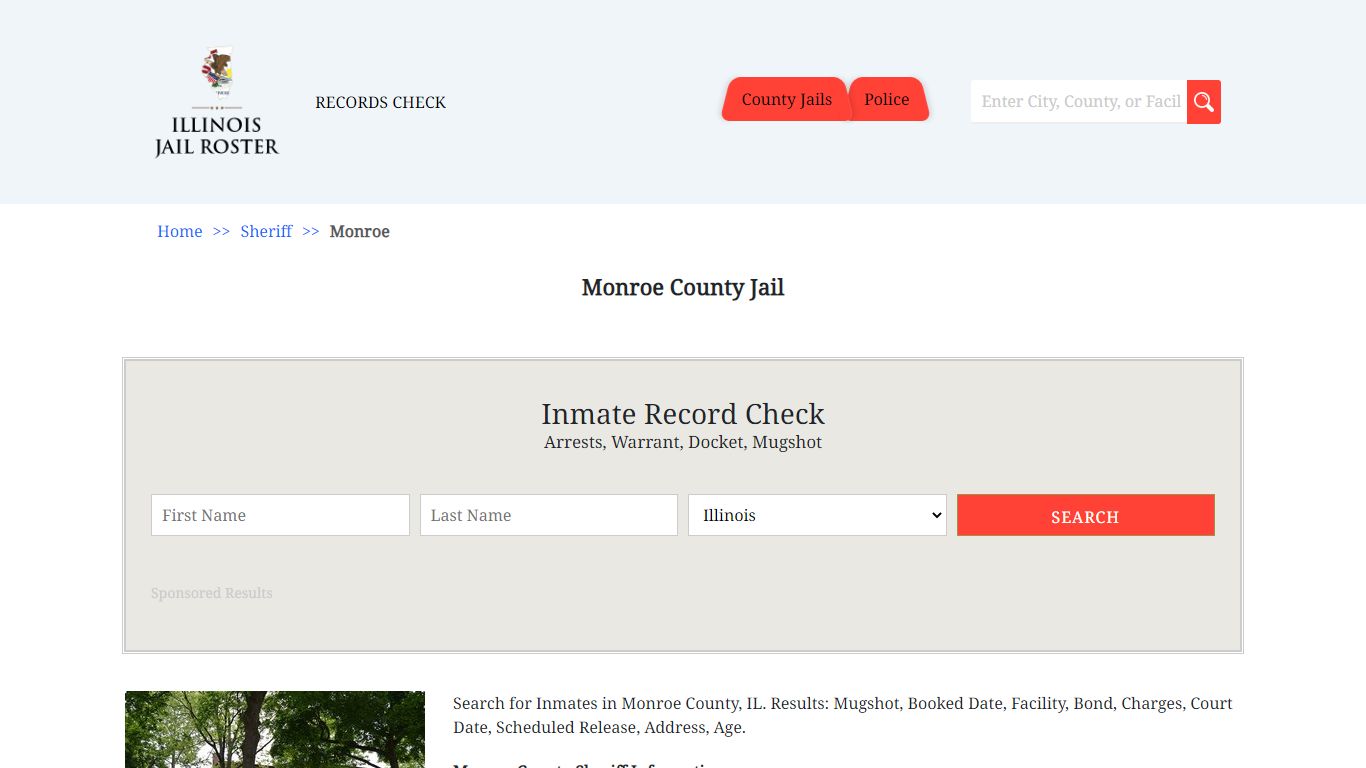 Monroe County Jail | Jail Roster Search